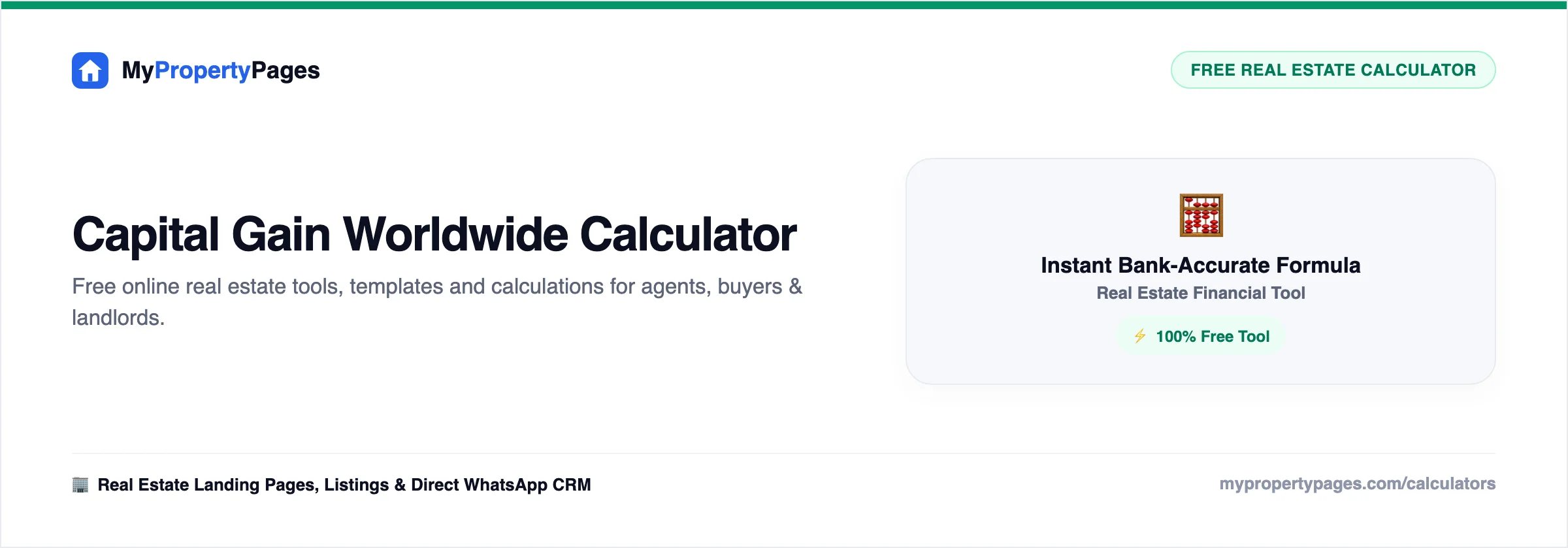 Capital Gain Calculator