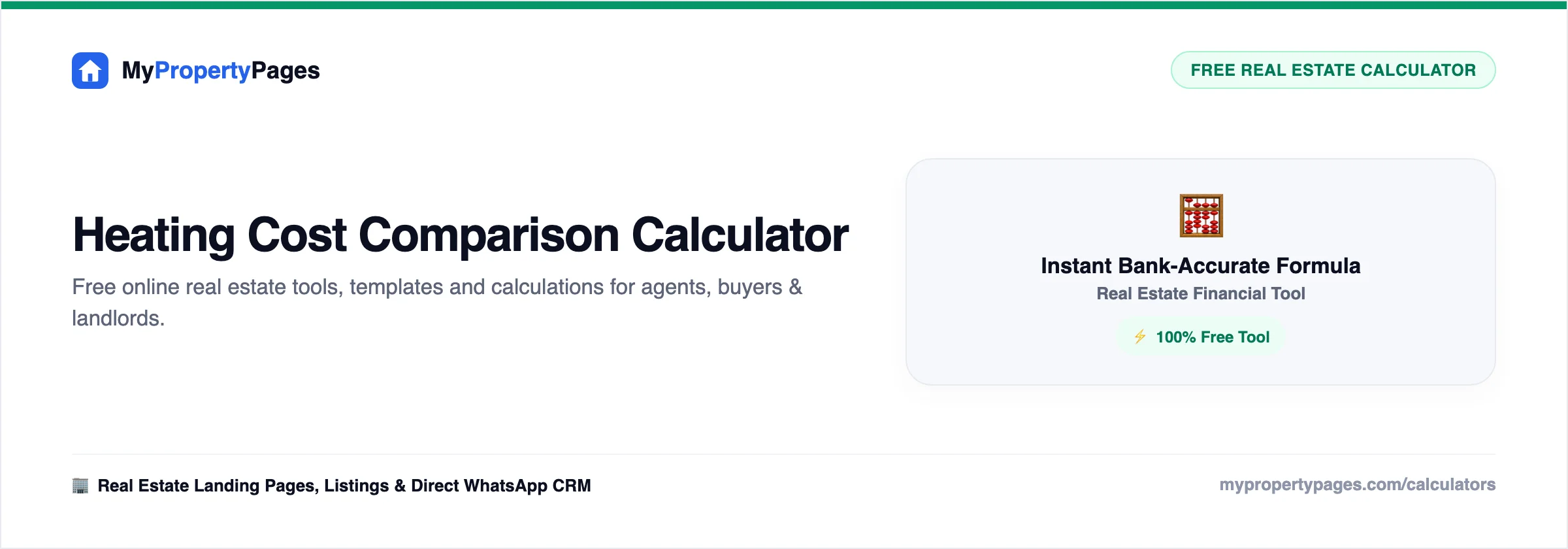 Heating Cost Comparison Calculator