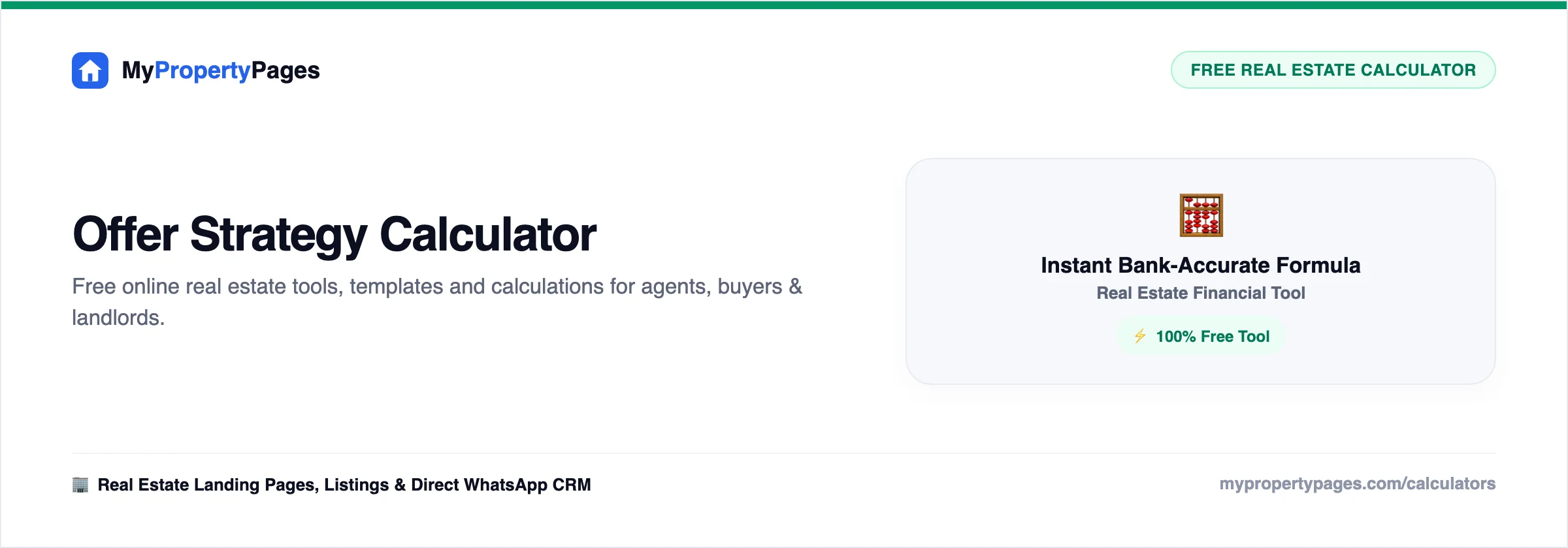 Offer Strategy Calculator