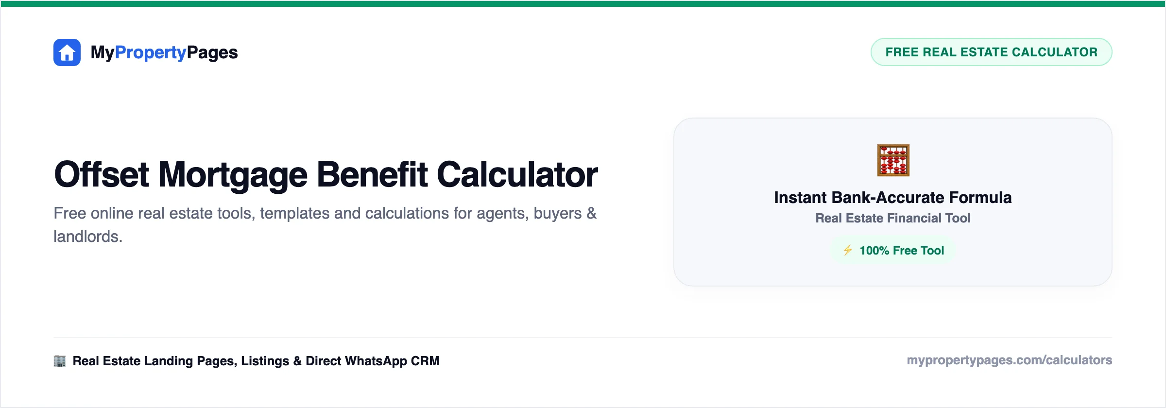 Offset Mortgage Calculator