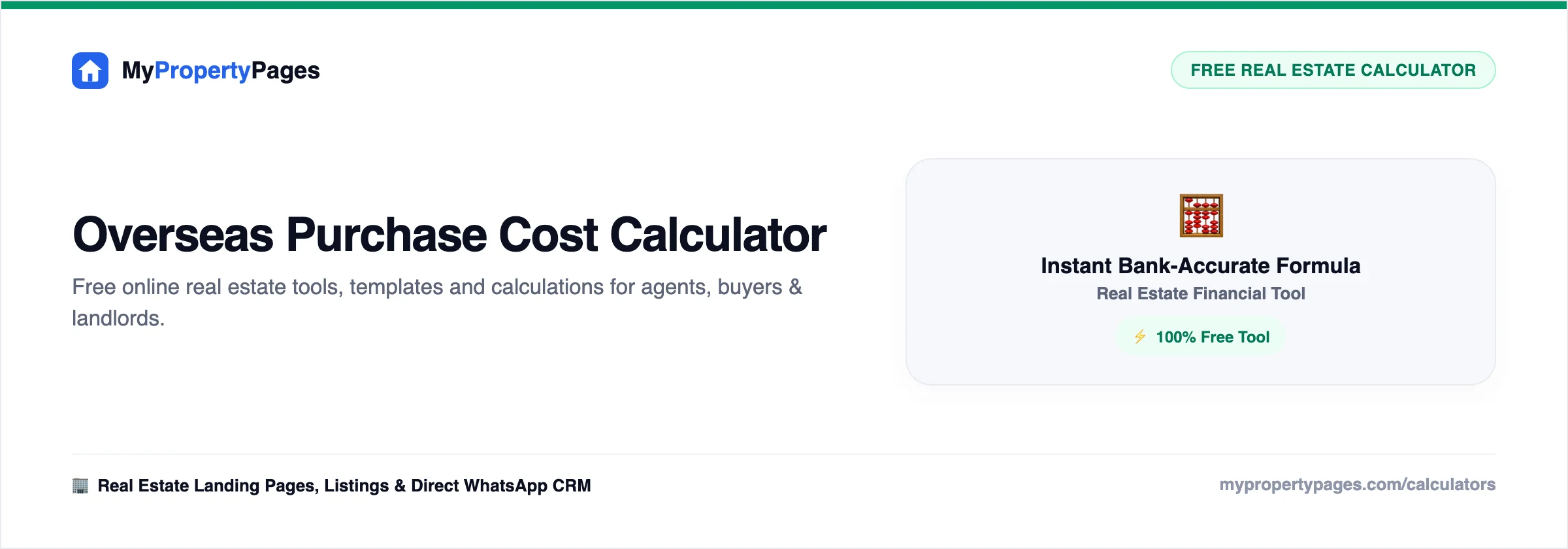 Overseas Purchase Cost Calculator