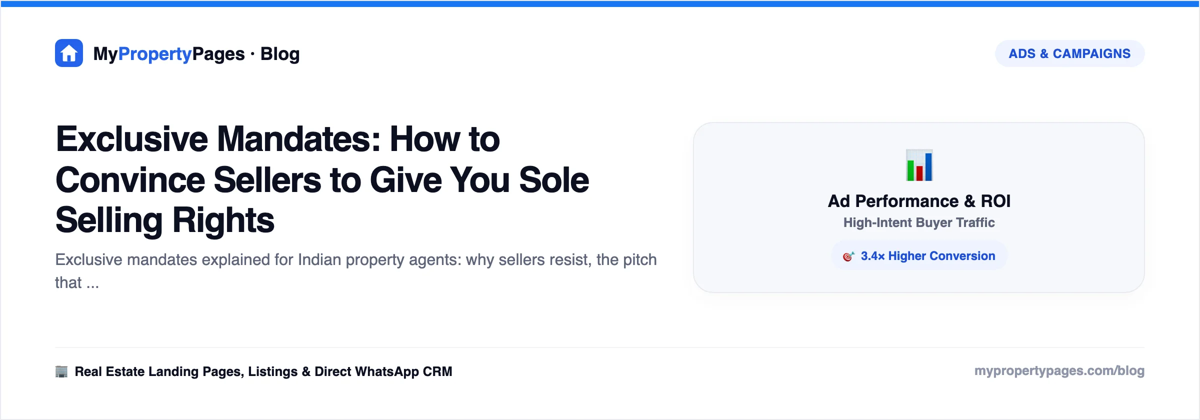 Exclusive Mandates: How to Convince Sellers to Give You Sole Selling Rights — real estate lead generation guide for agents