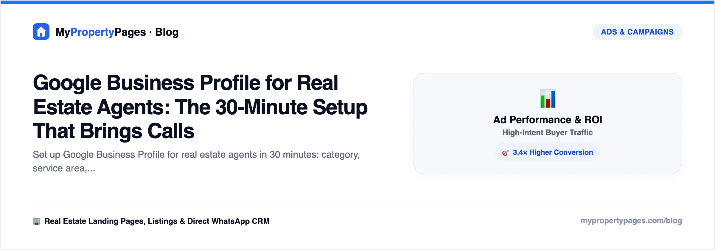 Google Business Profile for Real Estate Agents — real estate lead generation guide for agents