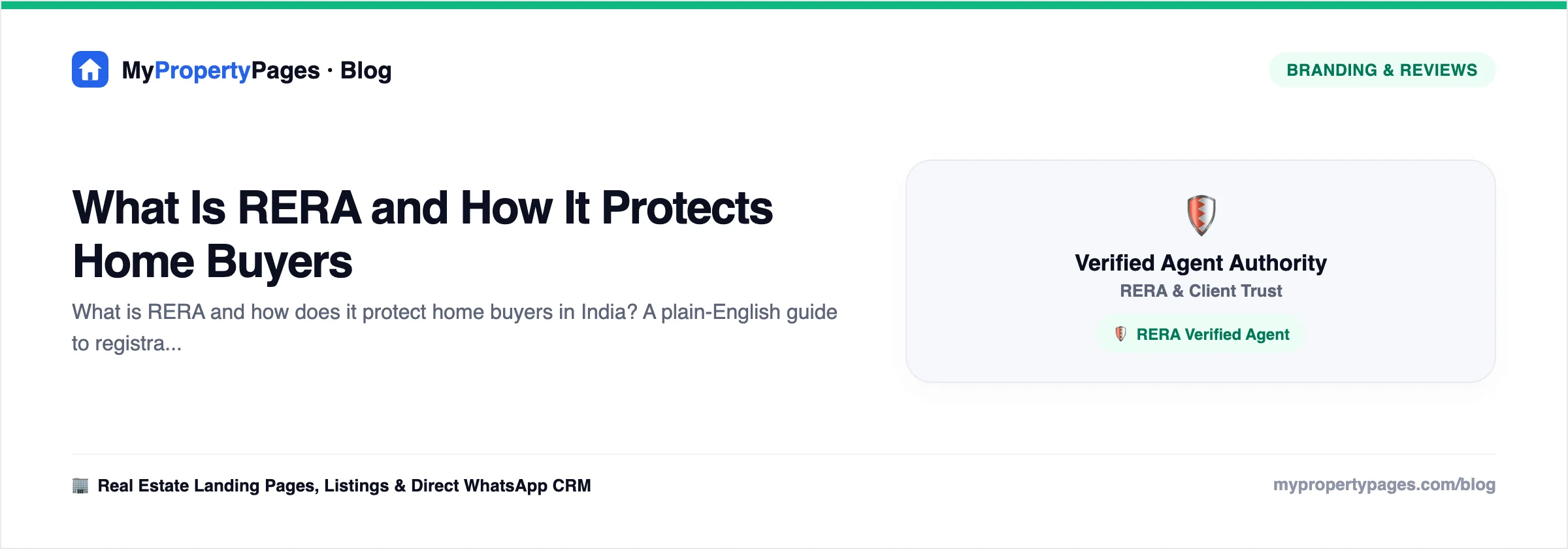 What Is RERA and How It Protects Home Buyers — home buyer guide with practical steps and checklists