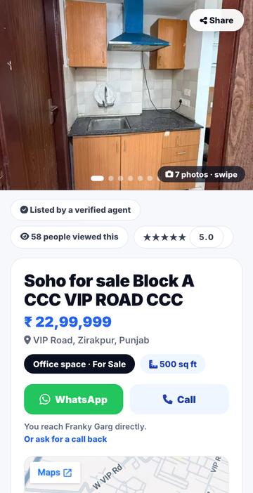 SOHO for sale, Block A